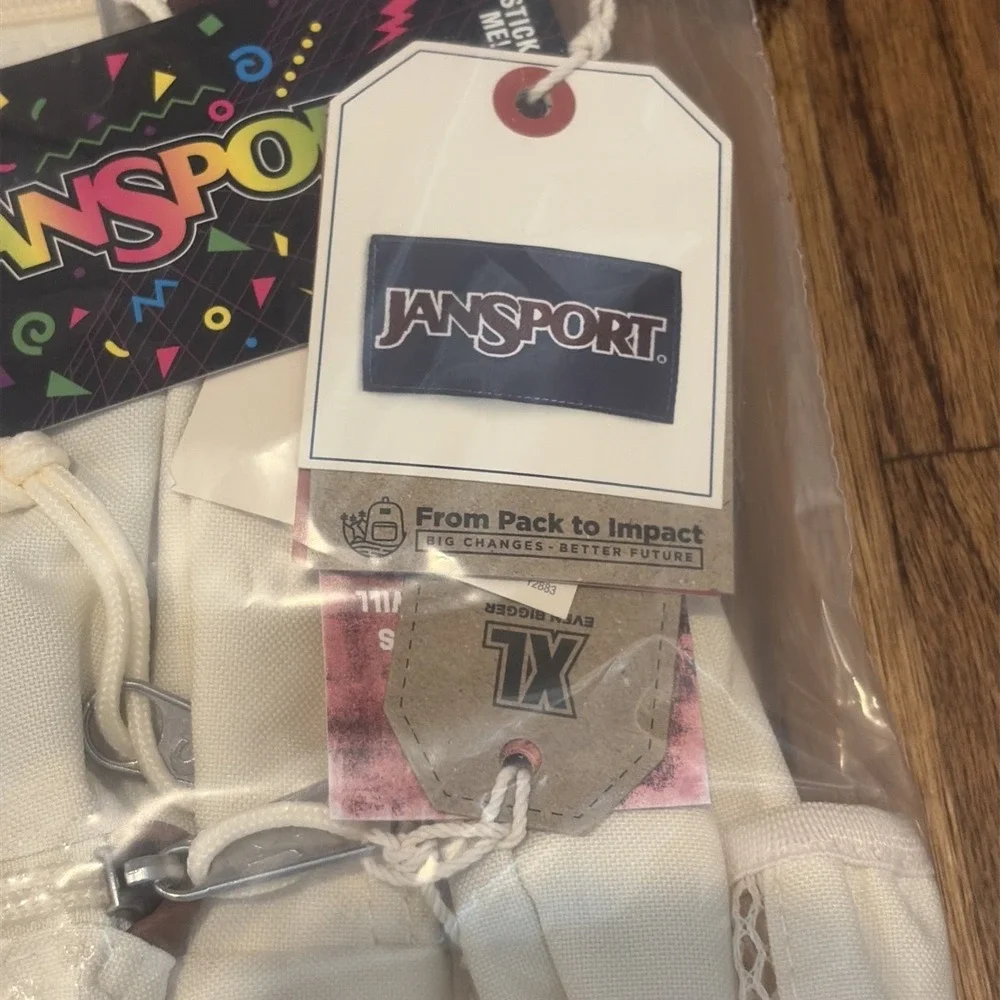 JanSport Cool Student Coconut Laptop Backpack 17.5
